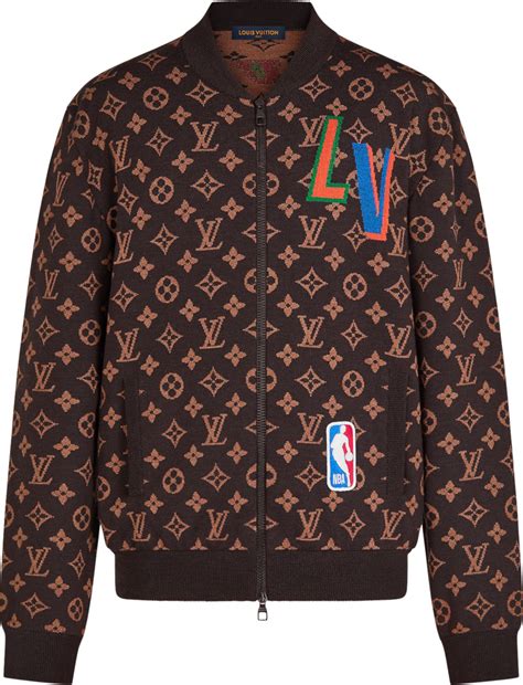 lv x nba jacket|louis vuitton nba knit jacket.